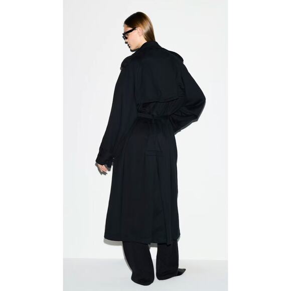Skims Boyfriend Oversized Trench Coat NWT Size Large - Picture 5 of 6